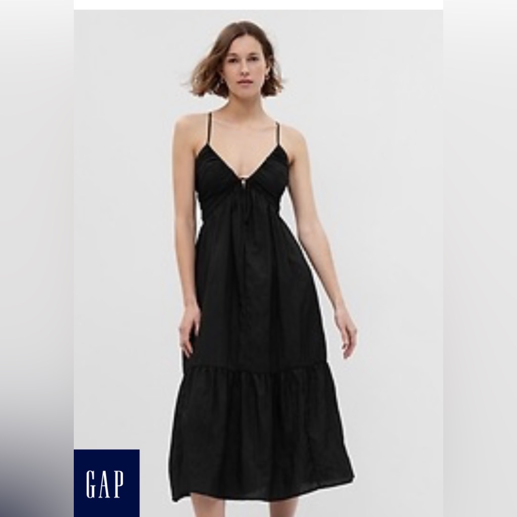 Brand New Tie Front Ruffle Hem Maxi Dress Orig 98